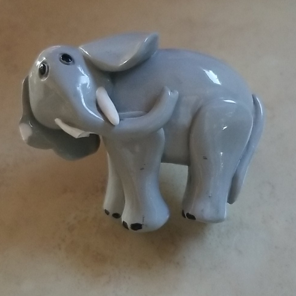 Vintage Elephant Drawer Knob